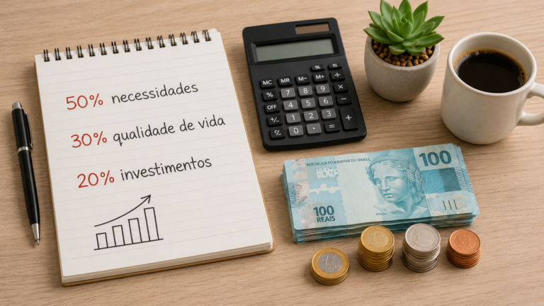 Estratégia 50 30 20 para organizar suas finanças